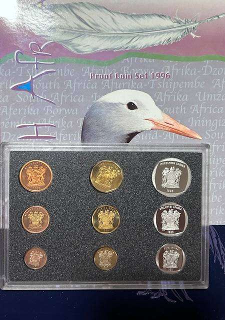 1996 BRILLIANT PROOF SET IN ORIGINAL COIN BOX AS FROM MINT