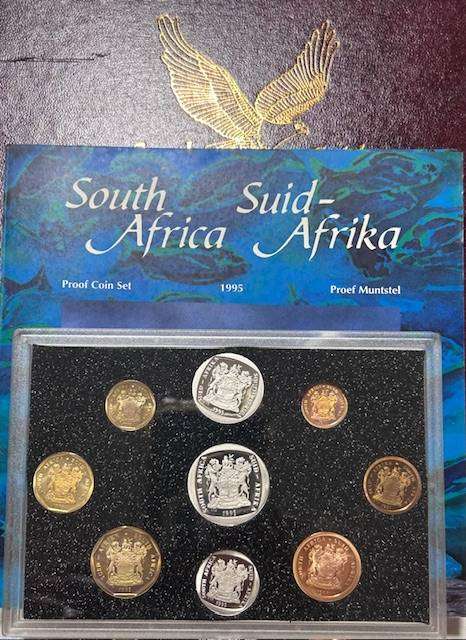 1995 BRILLIANT PROOF SET IN ORIGINAL COIN BOX AS FROM MINT