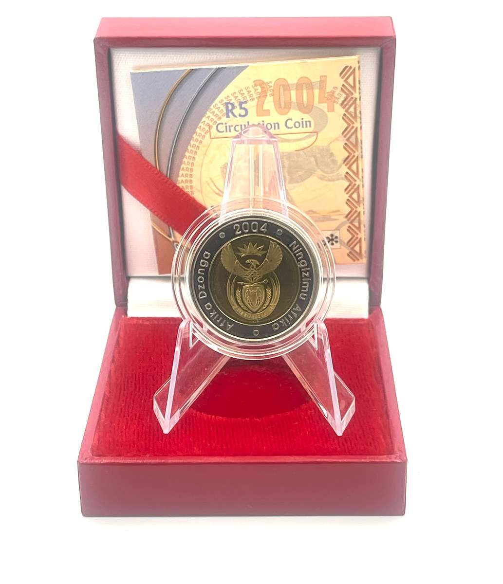 2004 Oom Paul Mintmark R5 *** Mintage ONLY 3243 *** With Certificate in leather style box