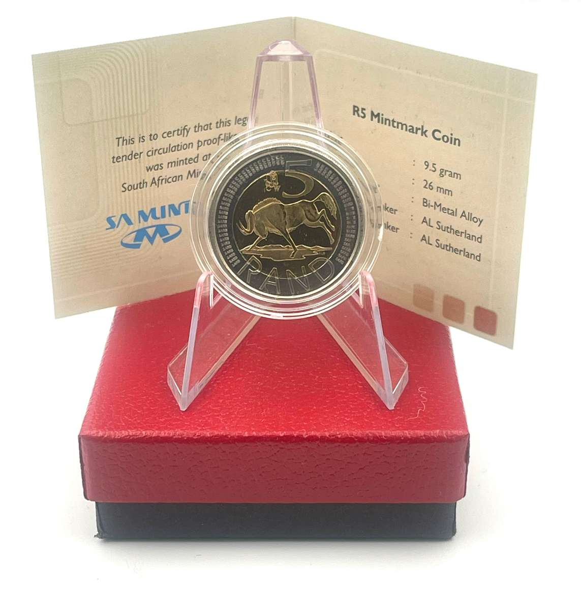 2010 Oom Paul Mintmark R5 Mintage only 1563 with Certificate in original box