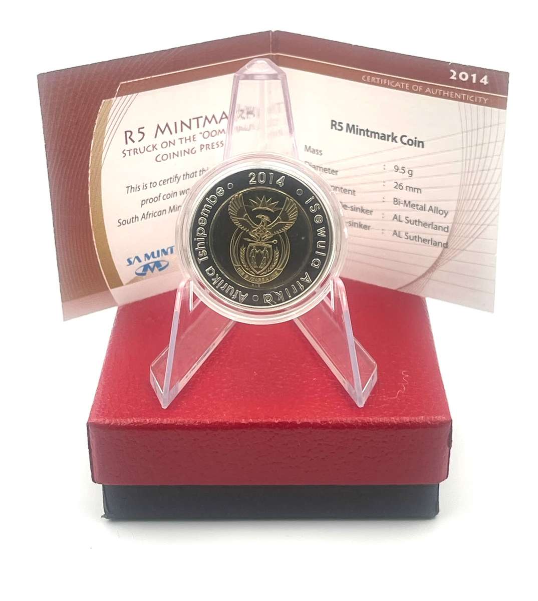 2014 Oom Paul Mintmark R5 *** Mintage ONLY 499 *** With Certificate in original box