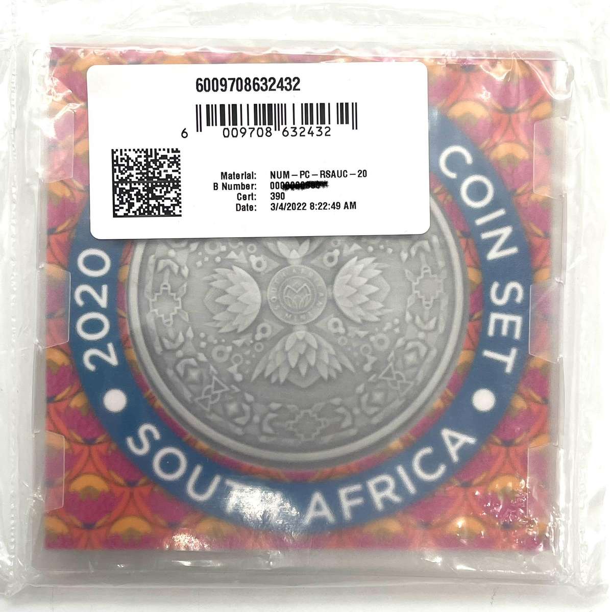2020 South Africa ****SEALED*** (UNC) Uncirculated Mint Set * **Mintage ONLY 497**