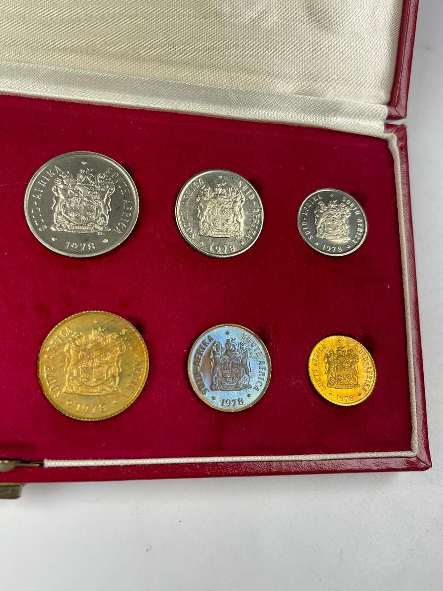 1978 Partial proof set, no gold, no silver R1