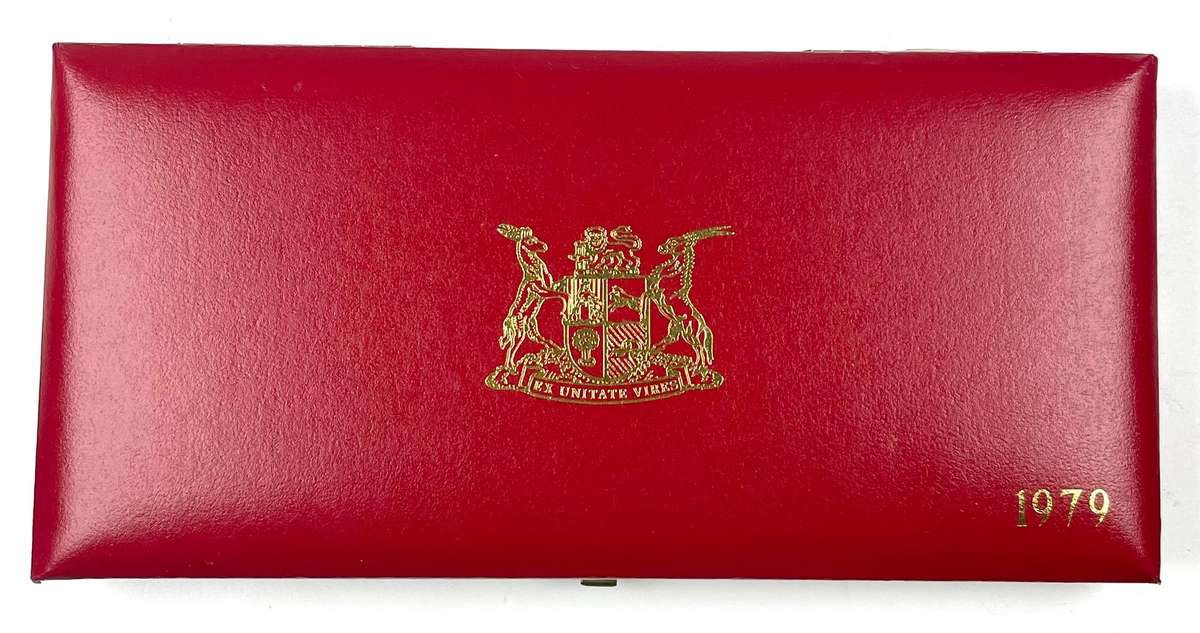 1979 Partial proof set, no gold, no silver R1