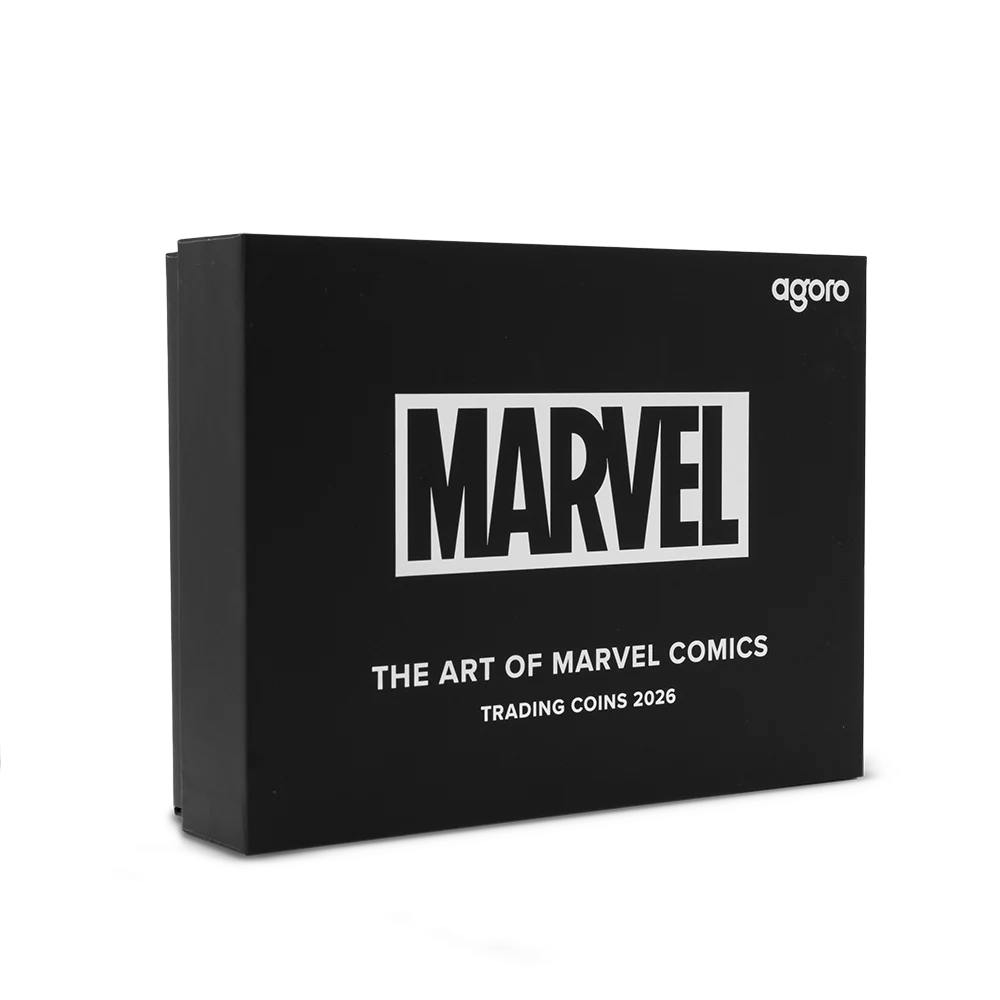 Trading Coins  The Art of Marvel Comics - Agoro x2 1oz Silver Trading Coins