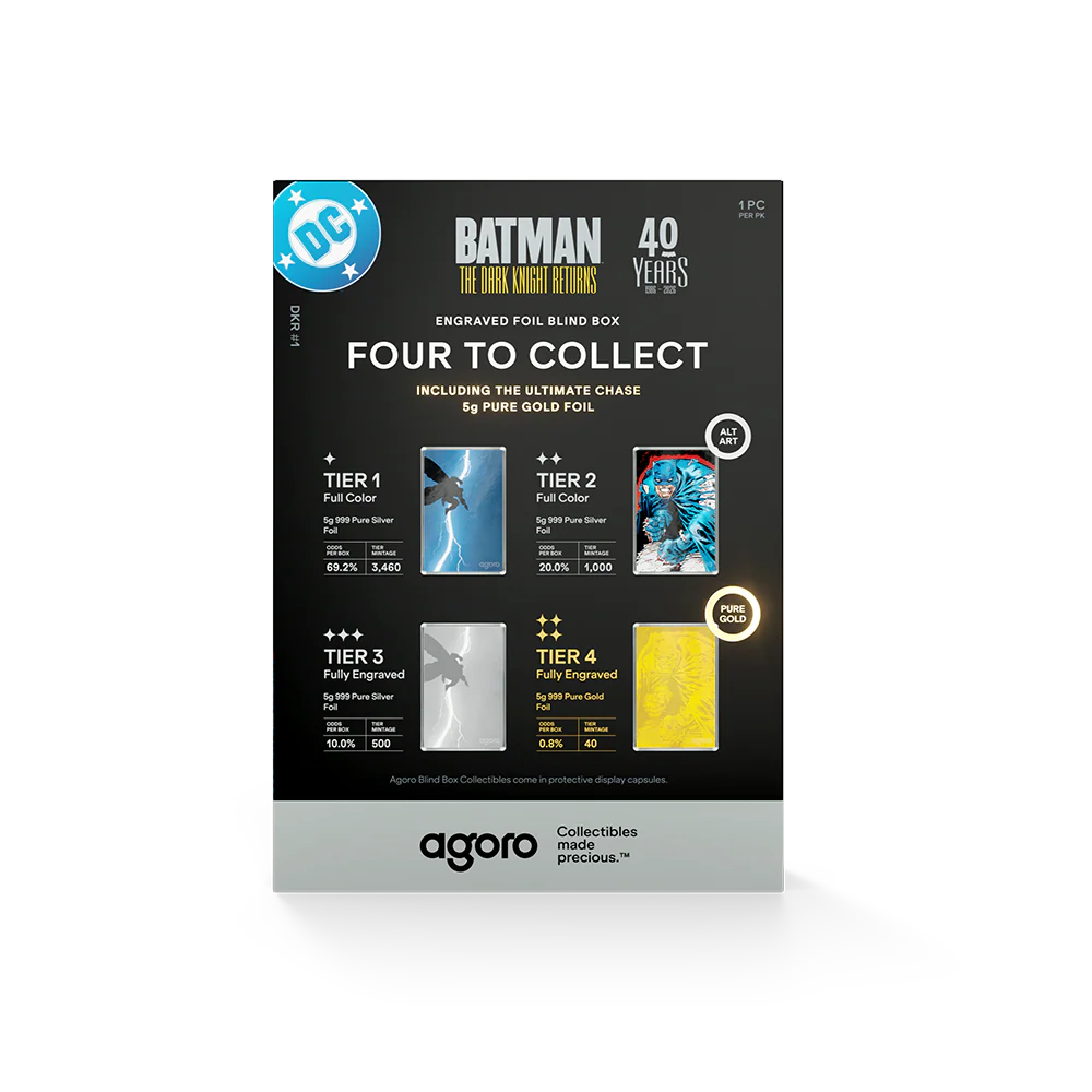 BATMAN: THE DARK KNIGHT RETURNS - Agoro 5g Foil  Blind Box