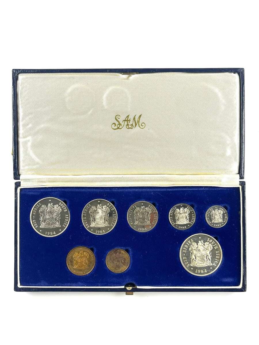 1984 South Africa Proof Coin Set **Mintage ONLY 11250**