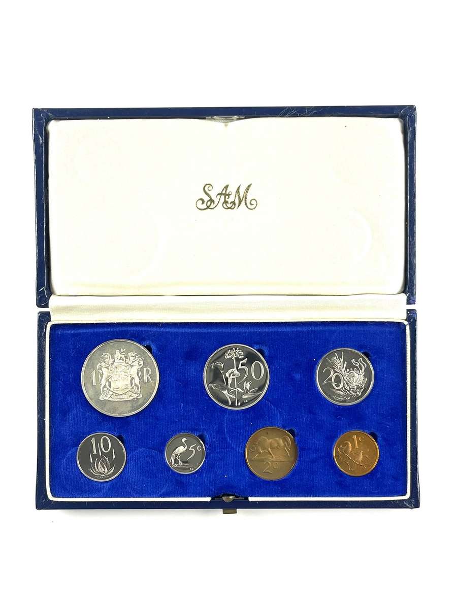 1969 South Africa Proof Coin Set **Mintage ONLY 5000**