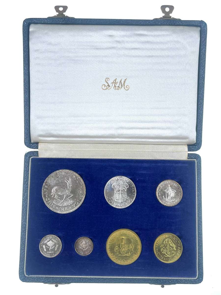1963 South Africa Proof Coin Set **Mintage ONLY 2525**