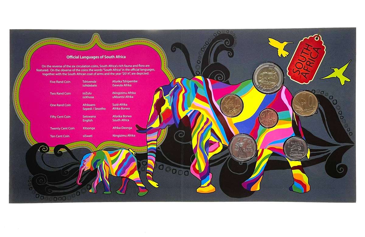 2014 South Africa (UNC) Uncirculated Mint Set * **Mintage ONLY 810**