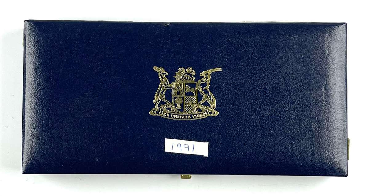 1991 South Africa Proof Coin Set **Mintage ONLY 11800**