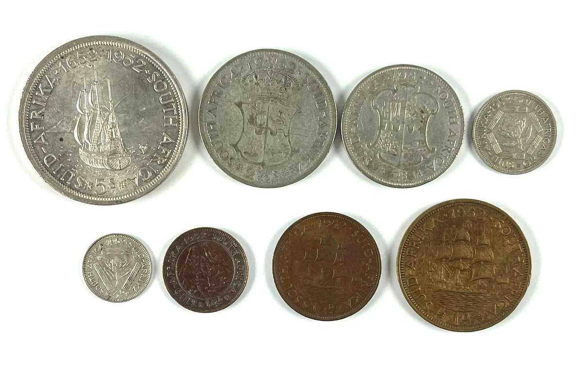 1952 Partial circulation set (Silver value alone +/- R610)