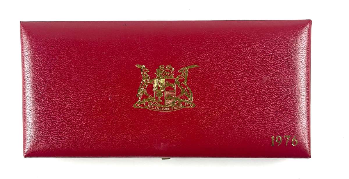 1976 Partial proof set, no gold, no silver R1