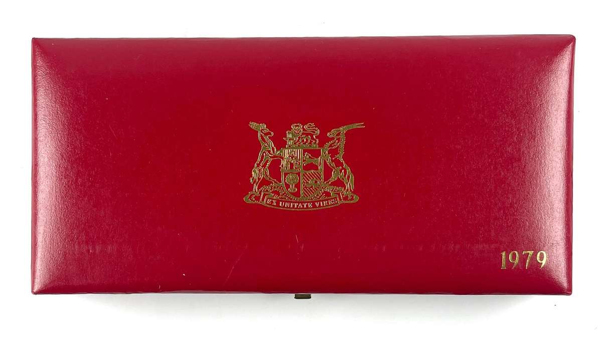 1979 Partial proof set, no gold, no silver R1