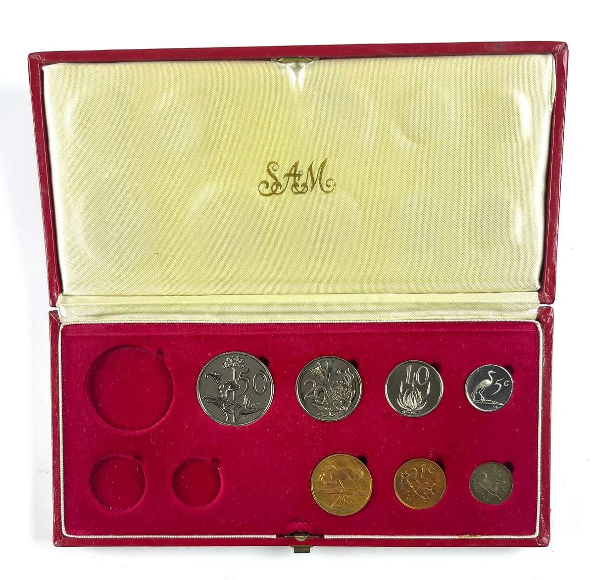 1979 Partial proof set, no gold, no silver R1