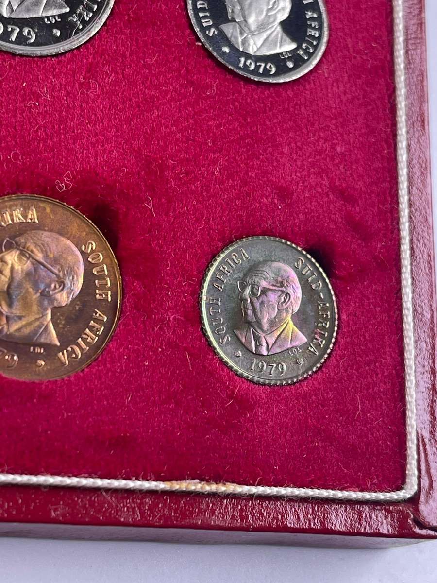 1979 Partial proof set, no gold, no silver R1