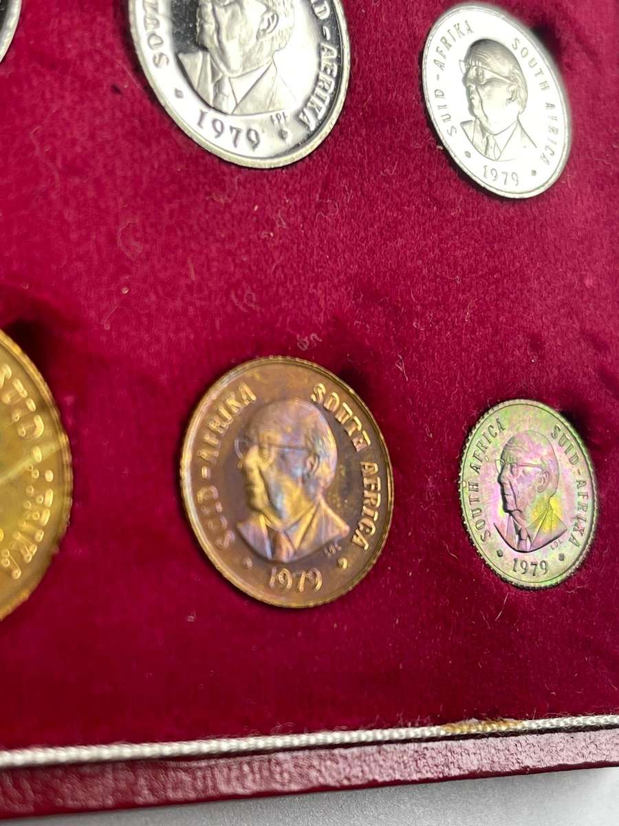 1979 Partial proof set, no gold, no silver R1