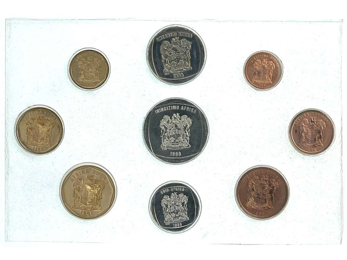1996 South Africa (UNC) Uncirculated Mint Set * **Mintage ONLY 11,676**