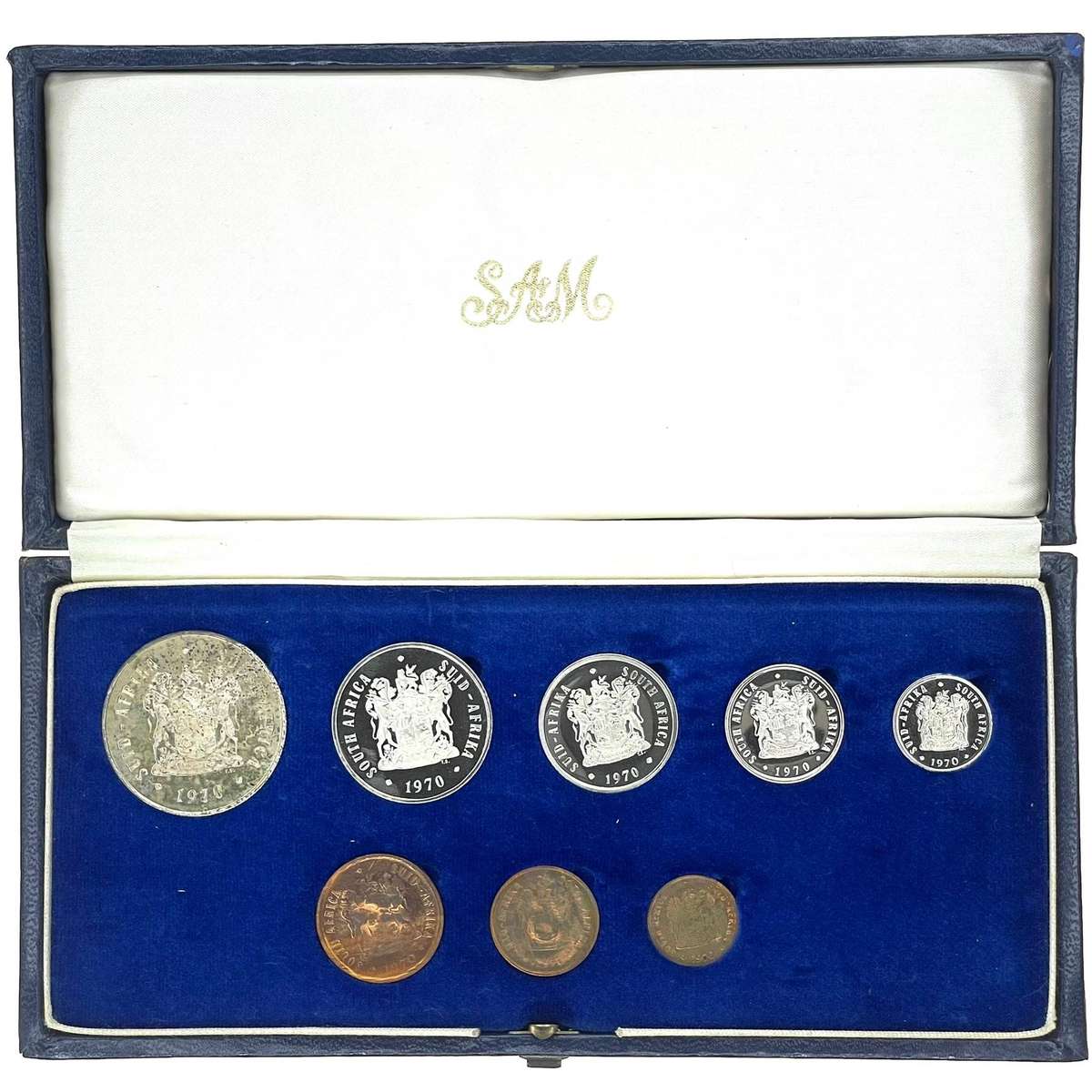 1970 South Africa Proof Coin Set **Mintage ONLY 4000**