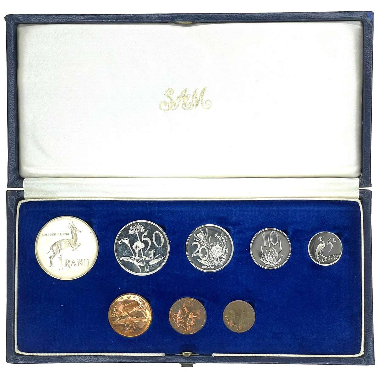 1970 South Africa Proof Coin Set **Mintage ONLY 4000**