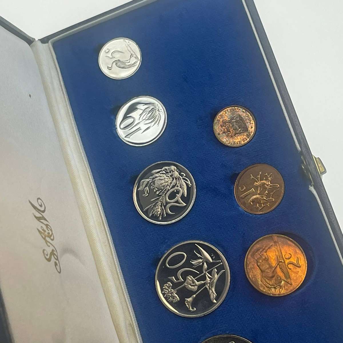 1980 South Africa Proof Coin Set in original mint box **Mintage ONLY 5000**