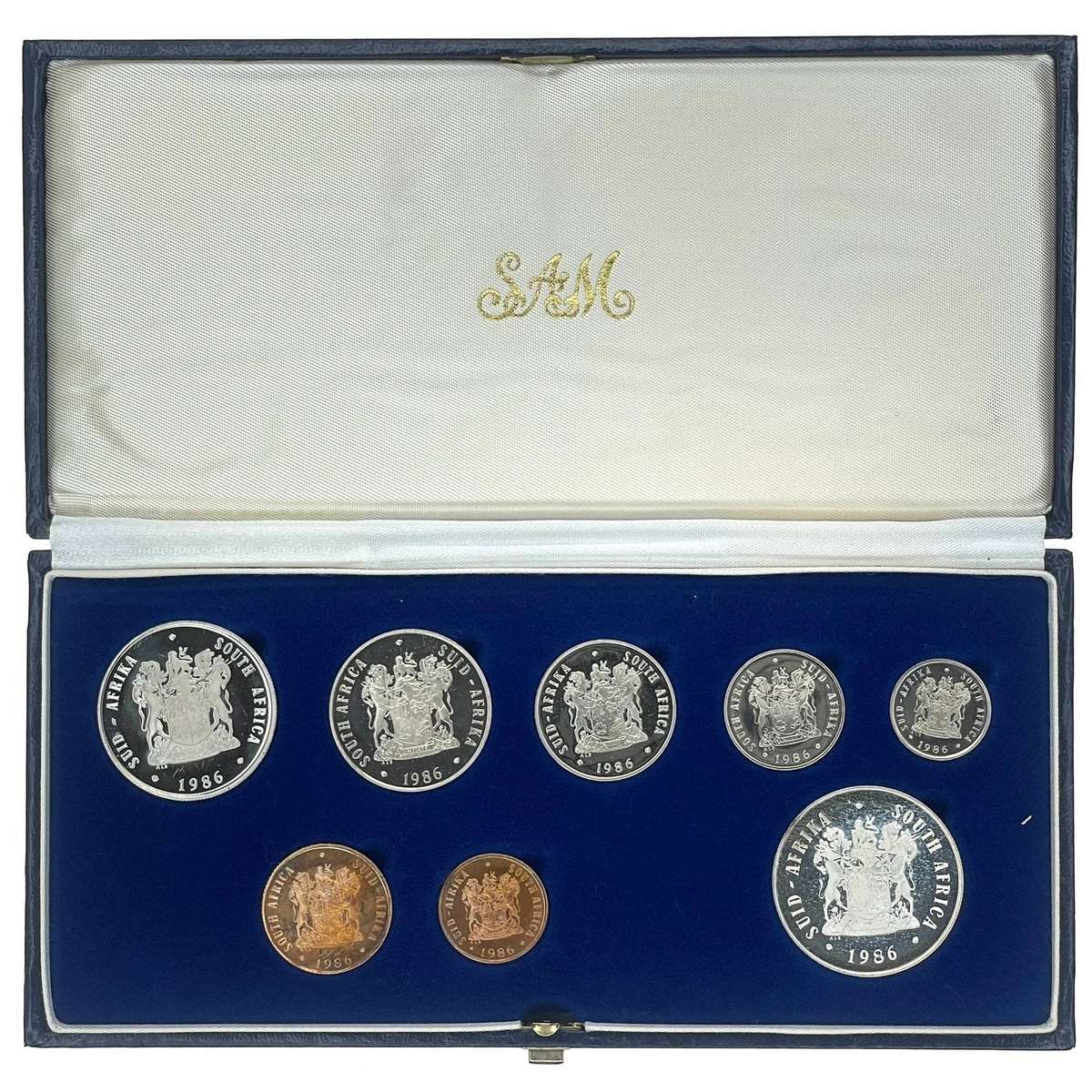 1986 South Africa Proof Coin Set **Mintage ONLY 7000**