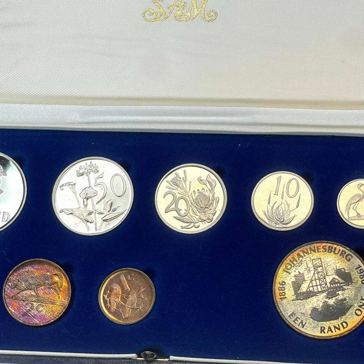 1986 South Africa Proof Coin Set **Mintage ONLY 7000**