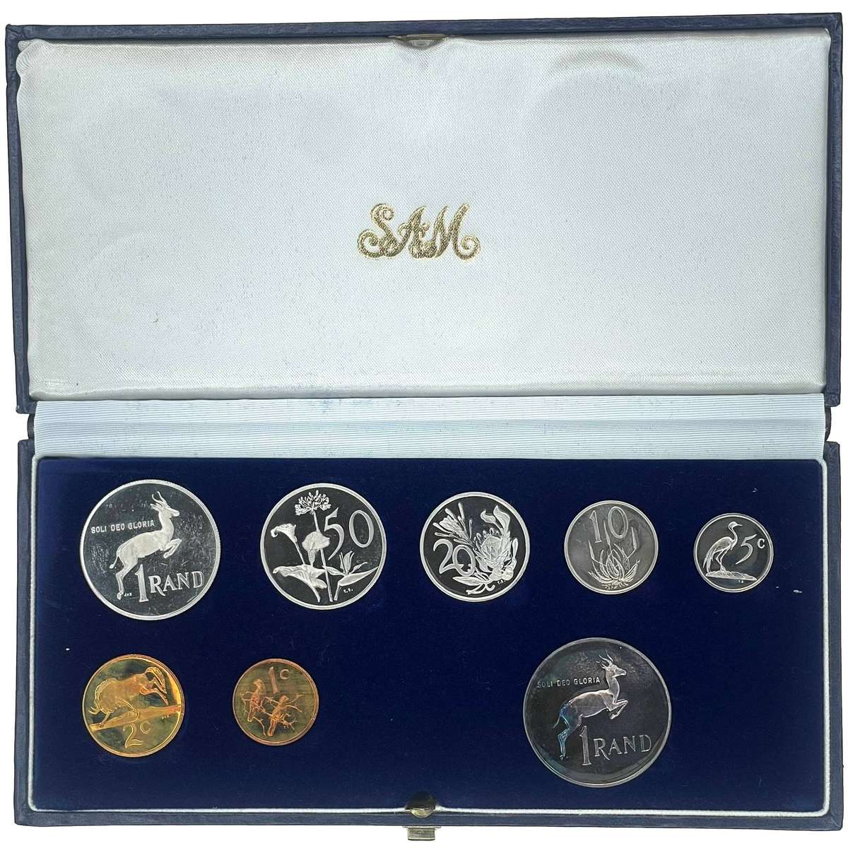 1988 South Africa Proof Coin Set **Mintage ONLY 7250**