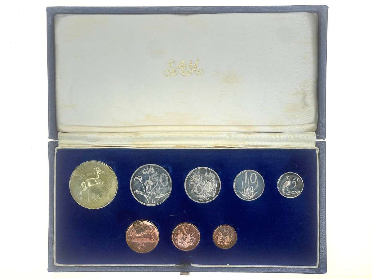 1970 South Africa Proof Coin Set **Mintage ONLY 4000**