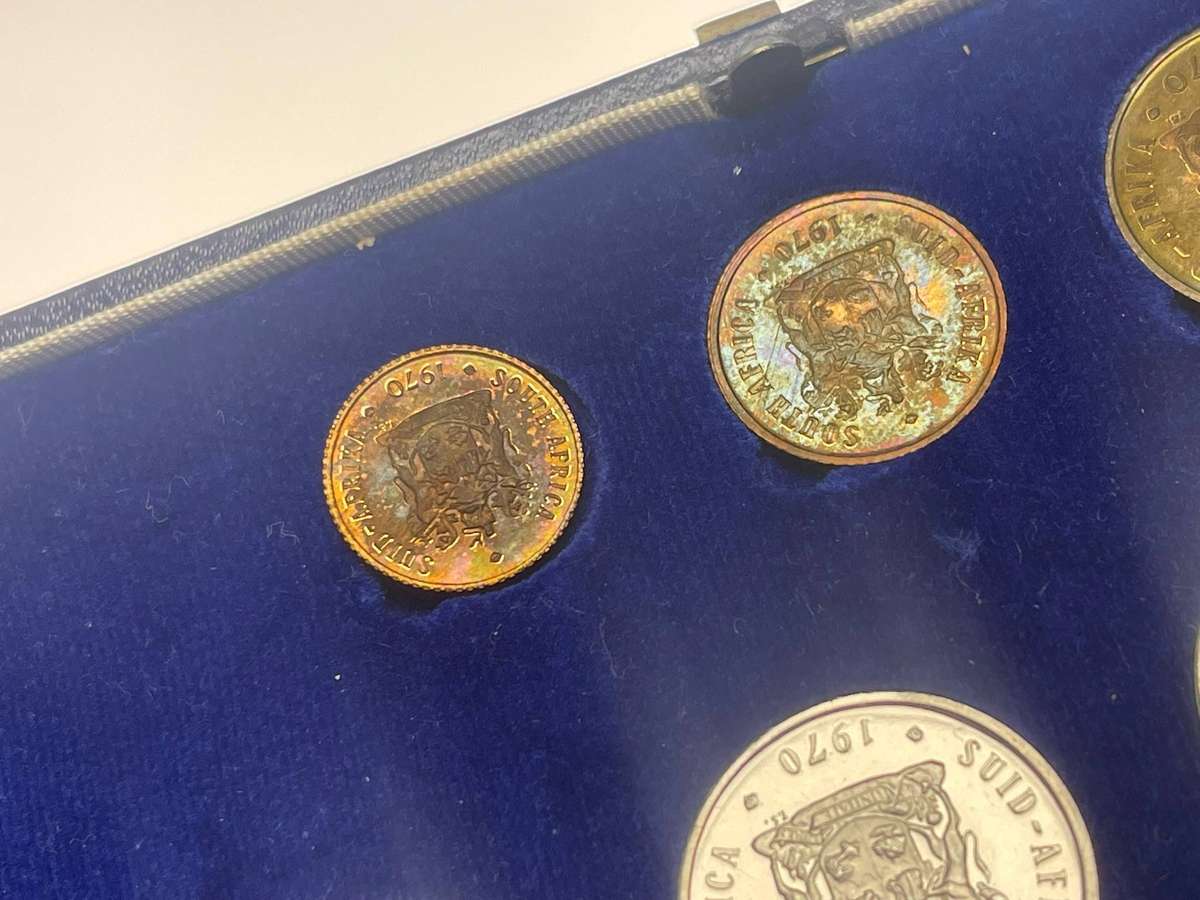 1970 South Africa Proof Coin Set **Mintage ONLY 4000**