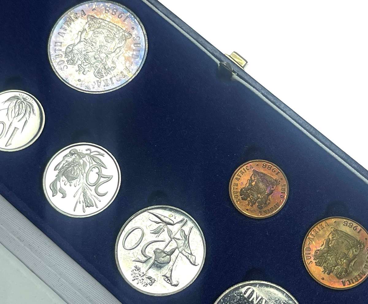 1988 South Africa Proof Coin Set **Mintage ONLY 7250**