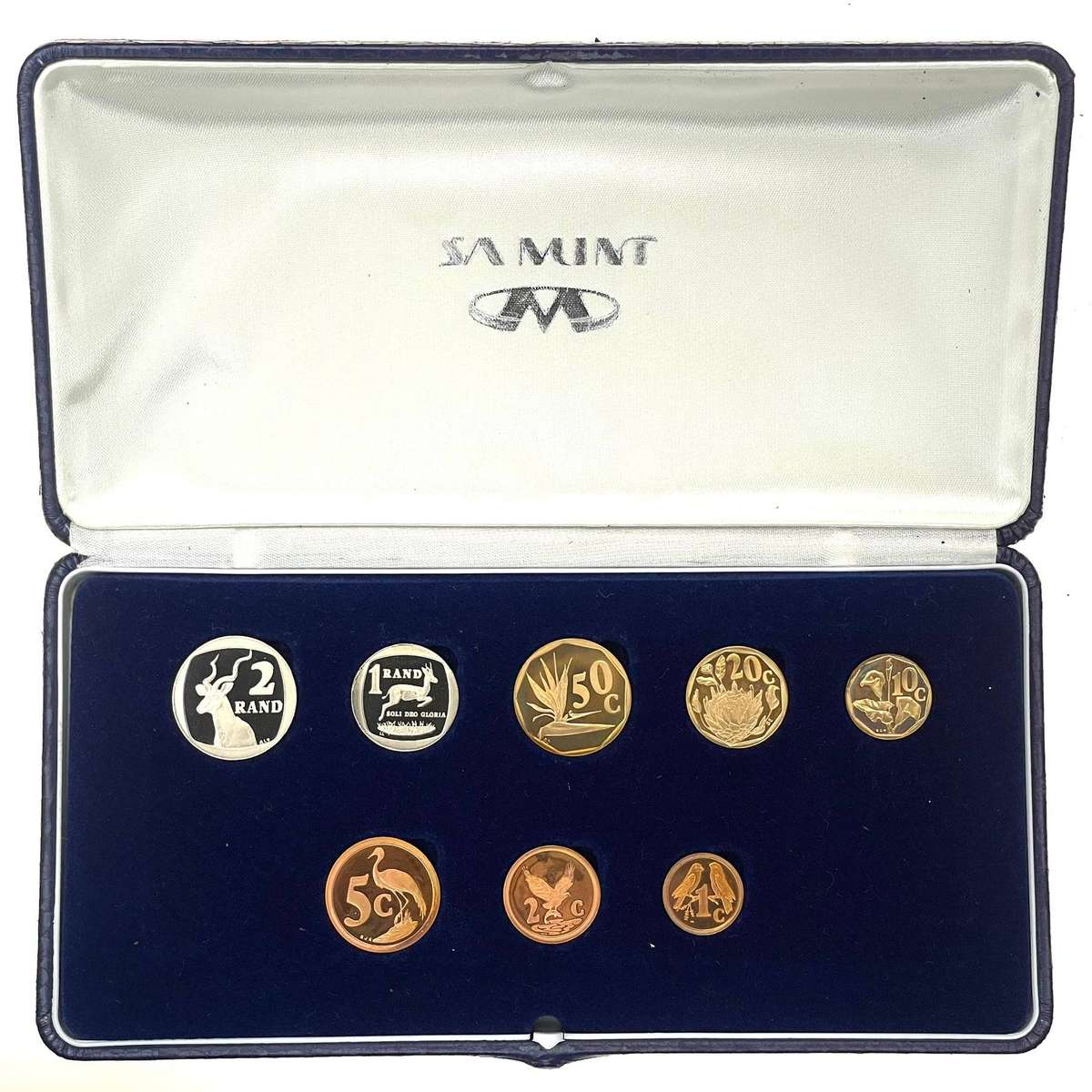 1993 South Africa Proof Coin Set in original mint box **Mintage ONLY 7790**