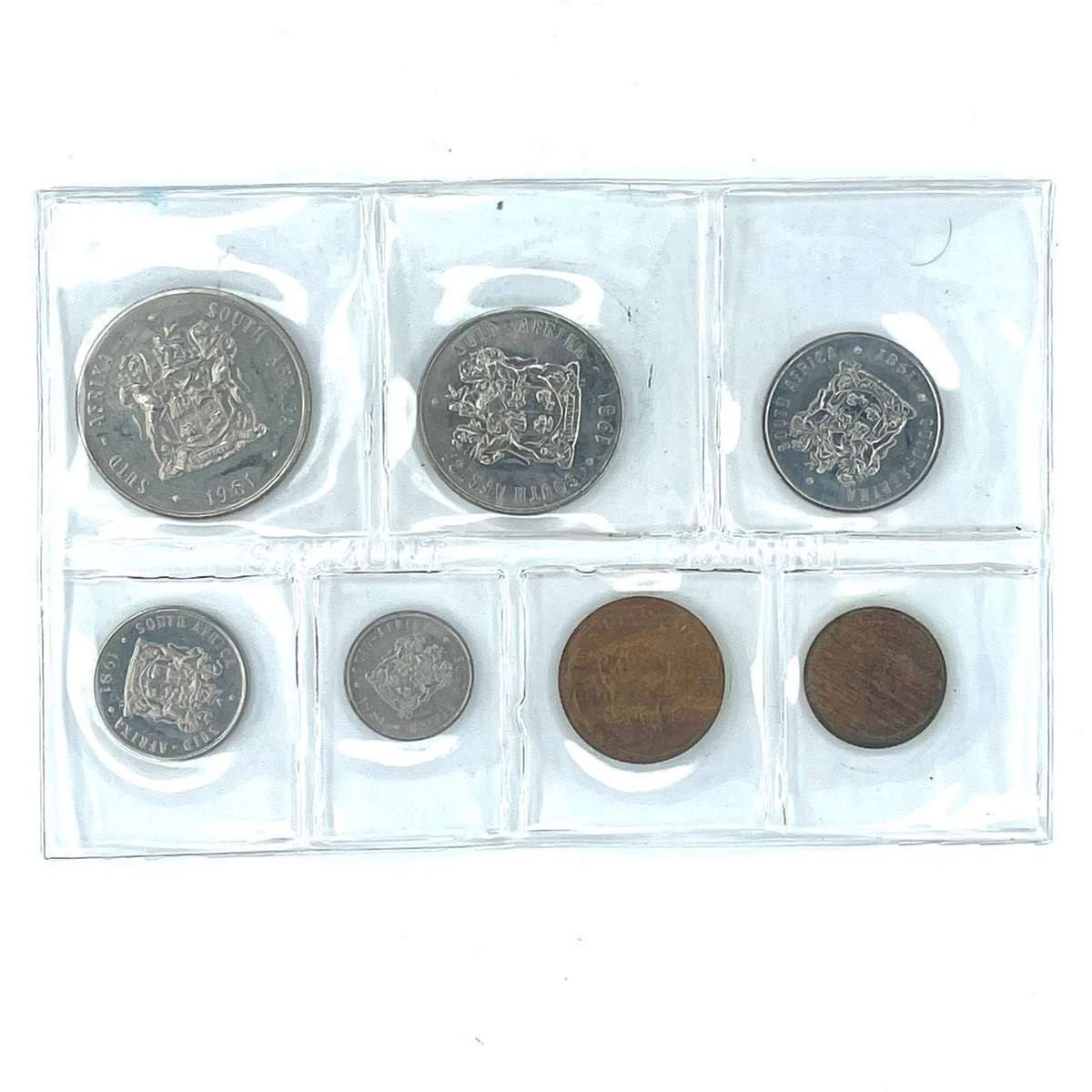 1981 South Africa (UNC) Uncirculated Mint Pack Set  * **Mintage ONLY 10,000**