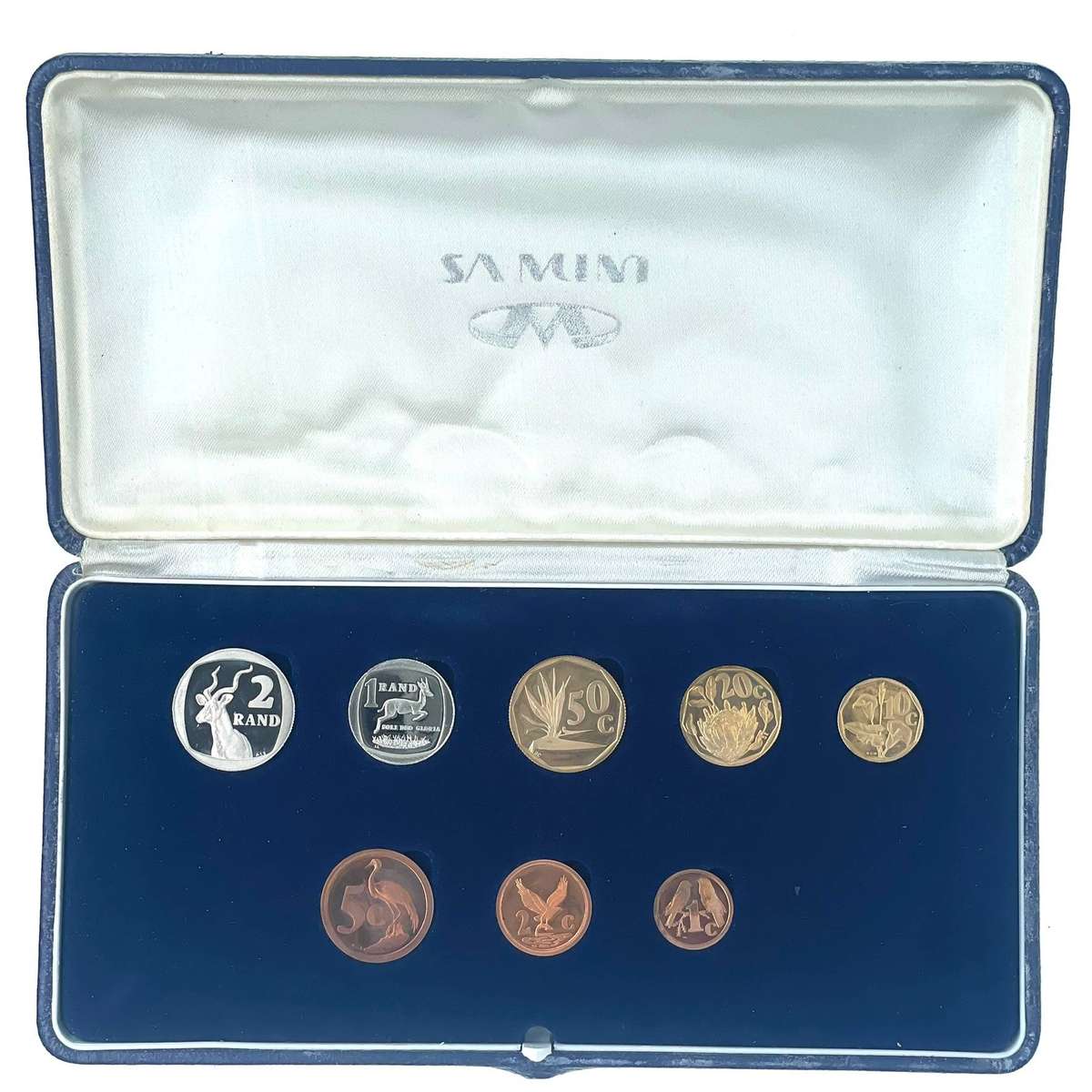 1993 South Africa Proof Coin Set in original mint box **Mintage ONLY 7790**