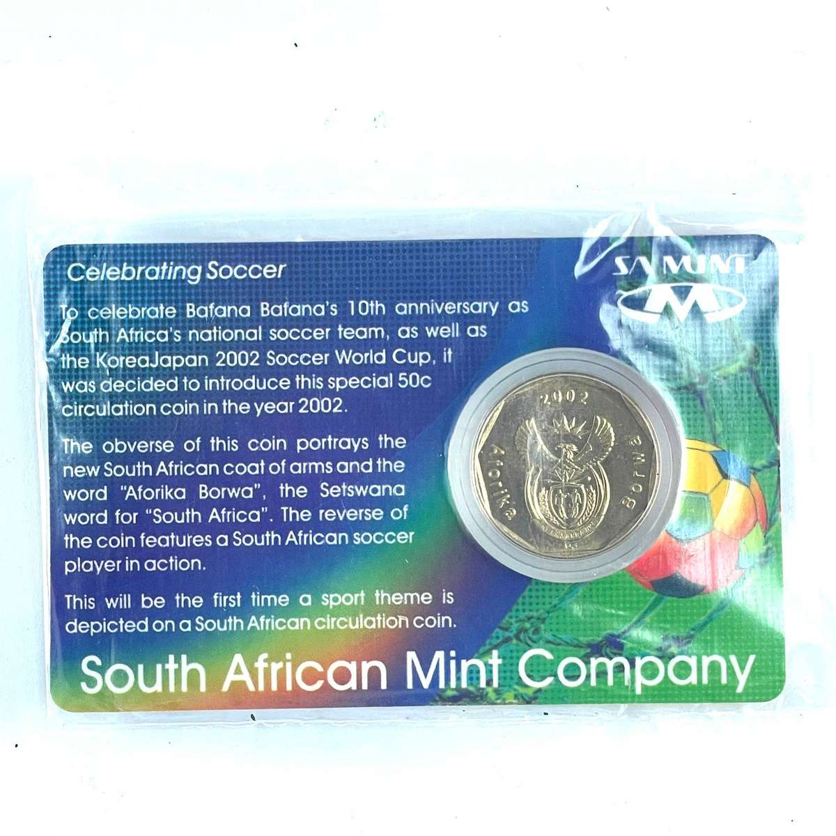 2002 UNC Bafana Bafana 50c