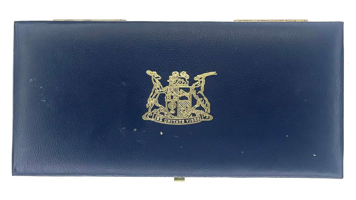 1982 South Africa Partial Proof Coin Set in original mint box **Mintage ONLY 4900** (No R1 Silver)