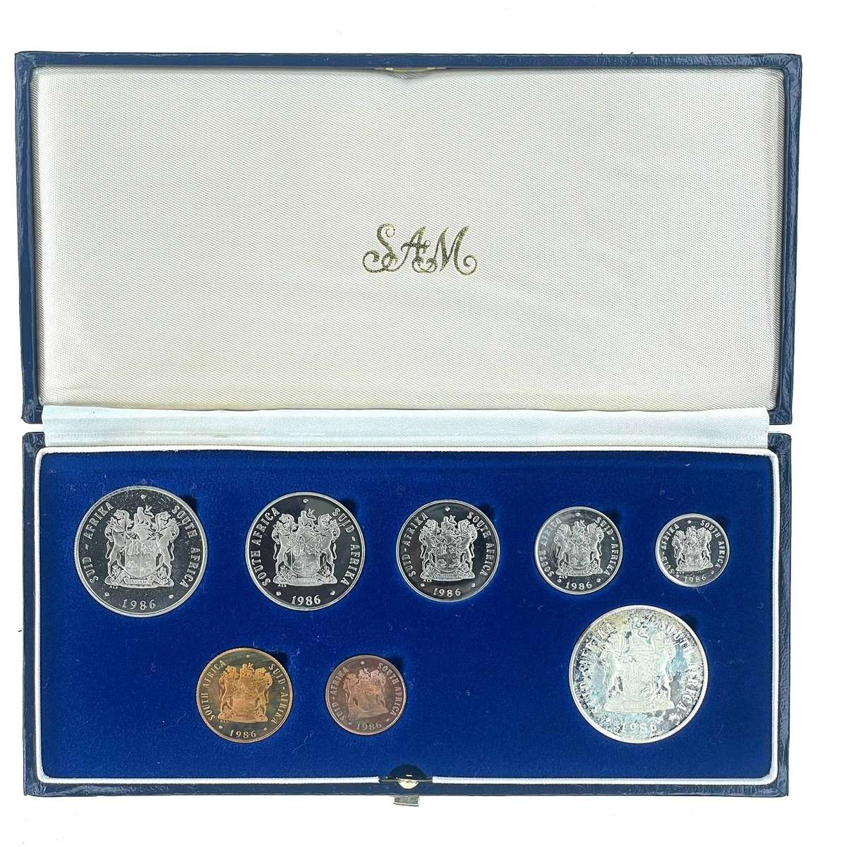 1986 South Africa Proof Coin Set **Mintage ONLY 7000**