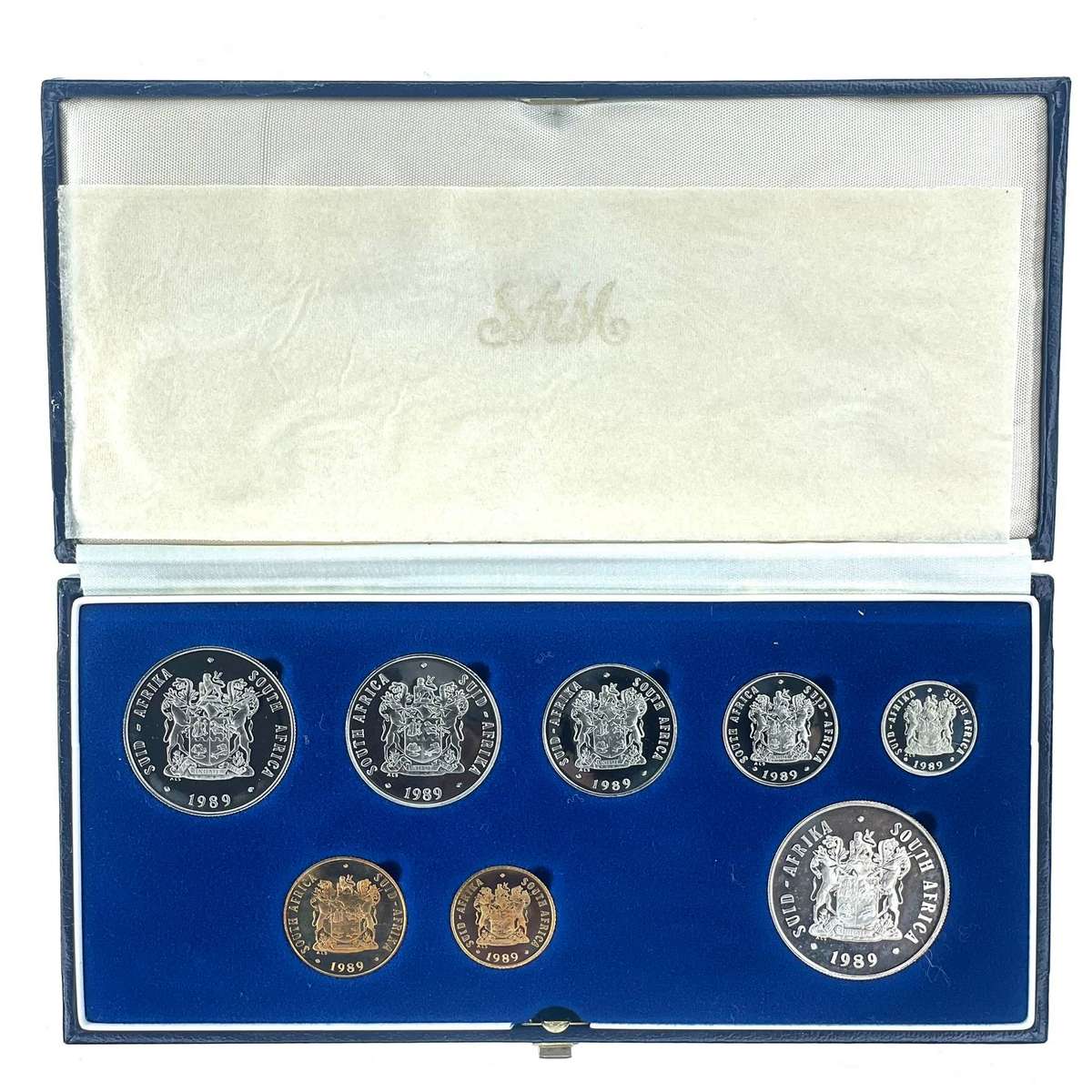 1989 South Africa Proof Coin Set **Mintage ONLY 9571**