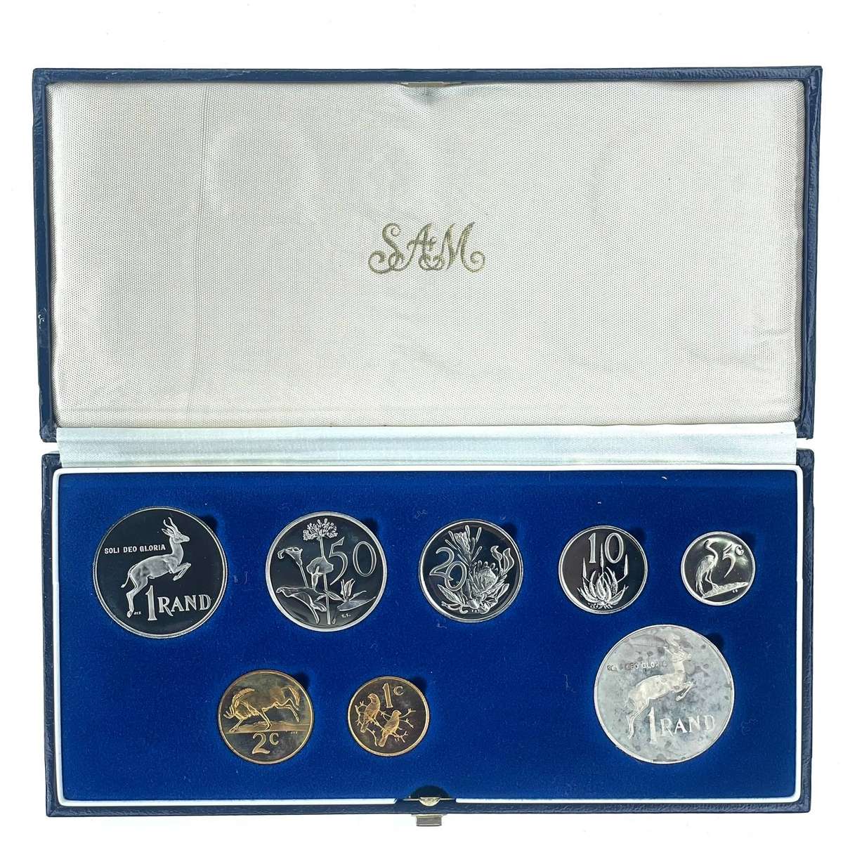 1989 South Africa Proof Coin Set **Mintage ONLY 9571**