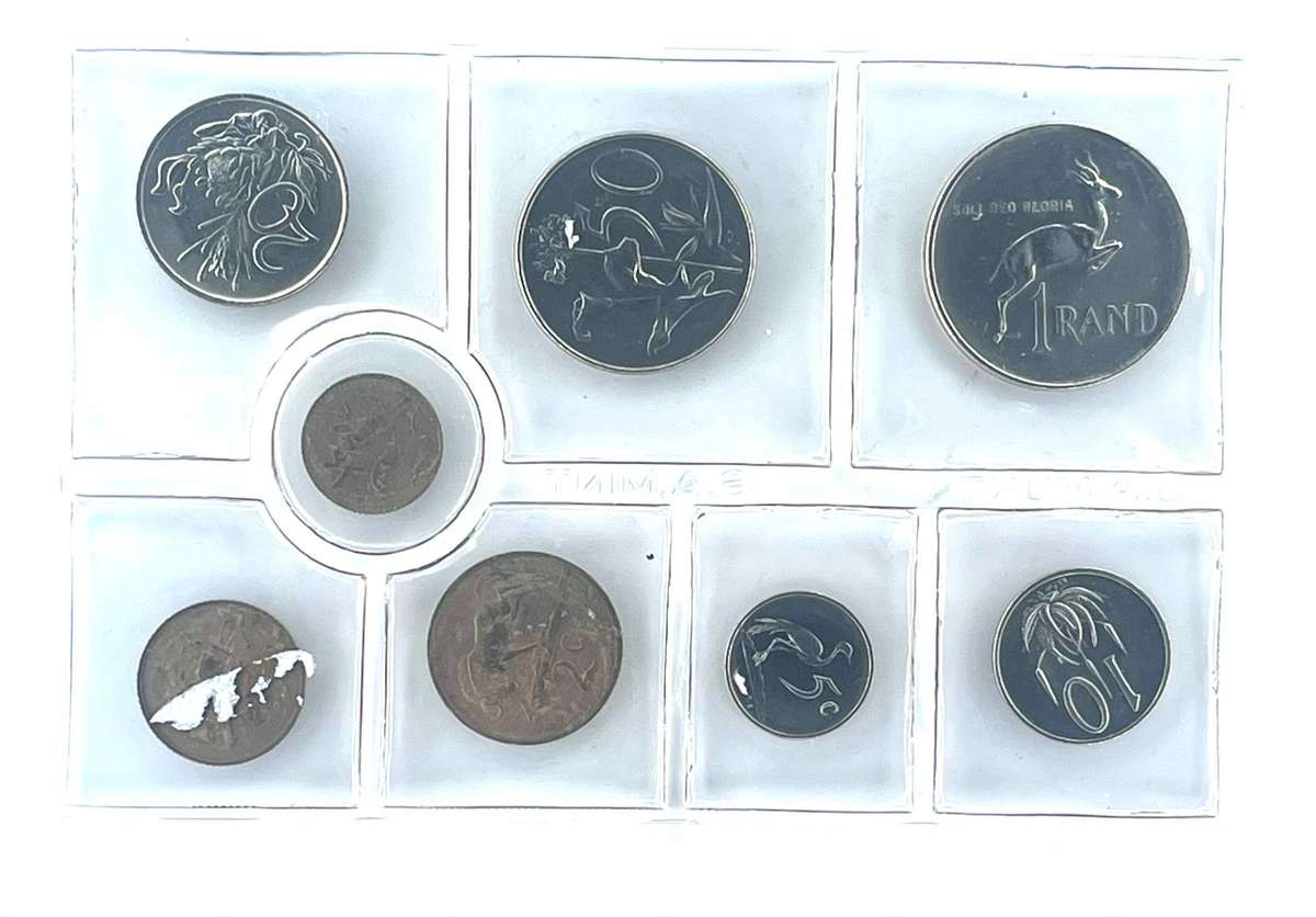 1977 South Africa (UNC) Uncirculated Mint Pack Set  * **Mintage ONLY 20,000**
