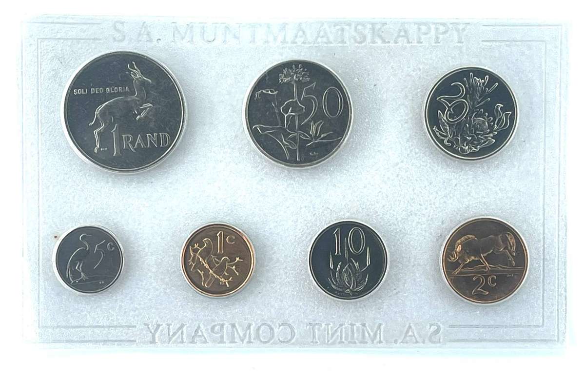 1989 South Africa (UNC) Uncirculated Mint Pack Set * **Mintage ONLY 13,150**