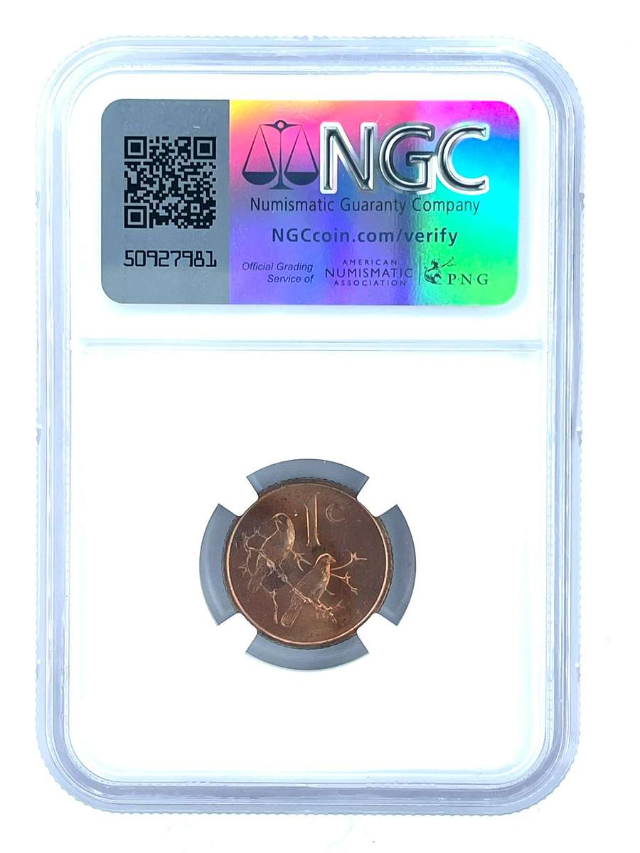 1965 1 Cent (Graded MS65)