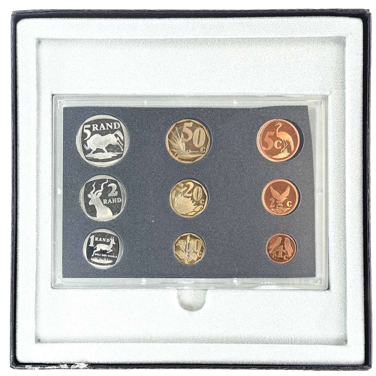 2000 South Africa Proof Coin Set in original mint box **Mintage ONLY 3703**