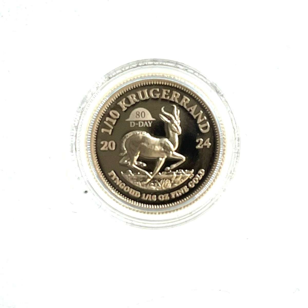 2024 D-Day 1/10th oz Proof Gold Krugerrand