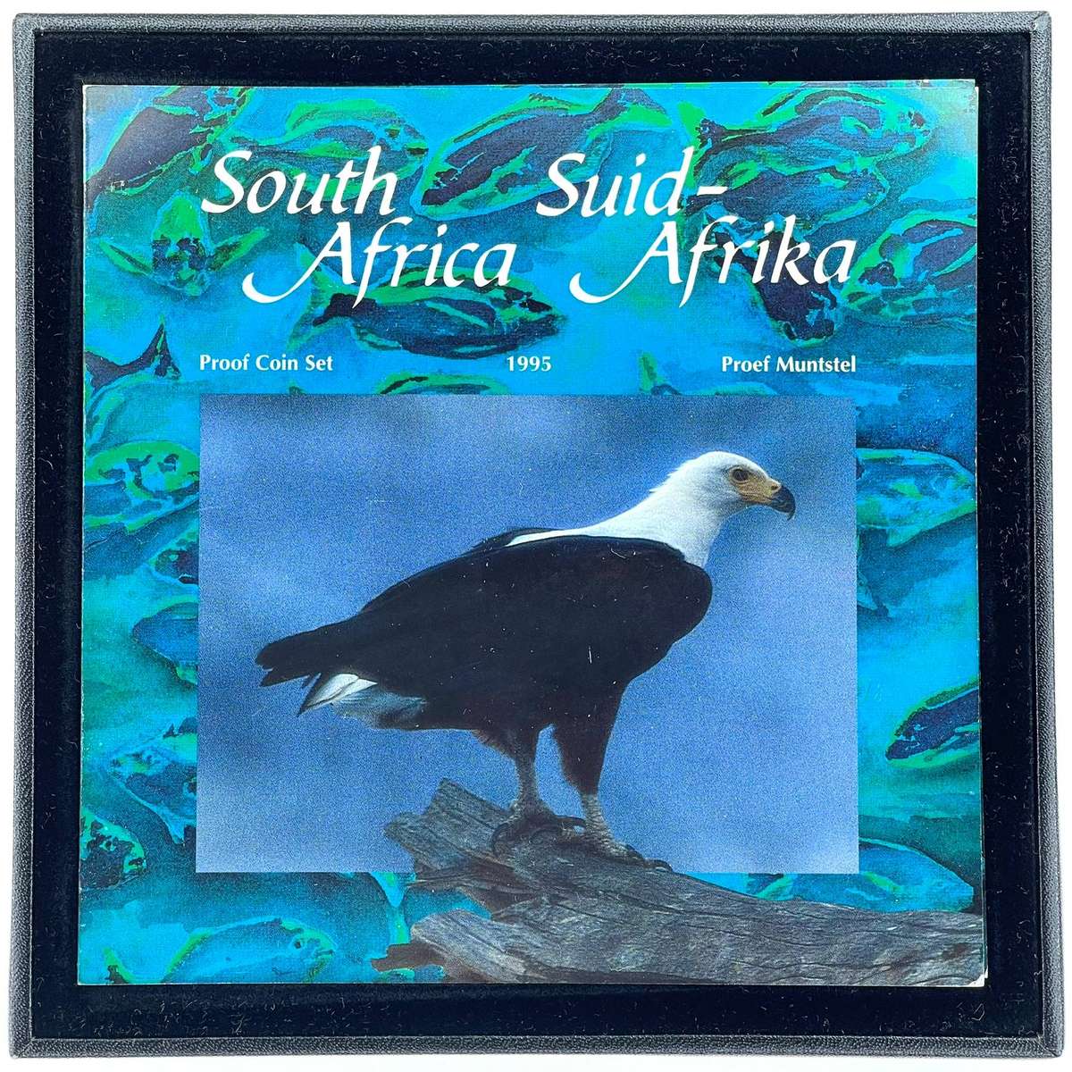 1995 South Africa Fish Eagle Proof Coin Set in original mint box **Mintage ONLY 5816**