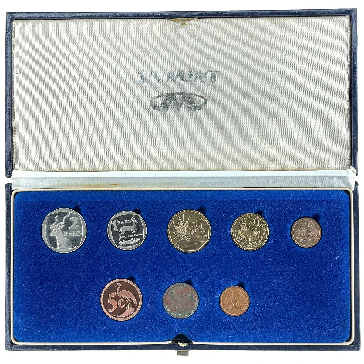 1993 South Africa Proof Coin Set in original mint box **Mintage ONLY 7790**