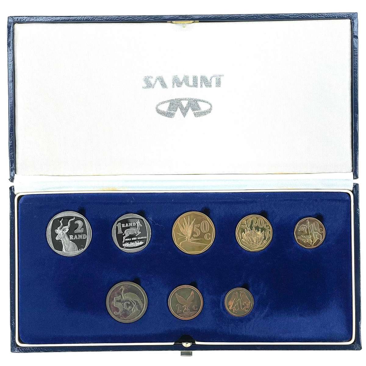 1992 South Africa Proof Coin Set in original mint box **Mintage ONLY 10263**