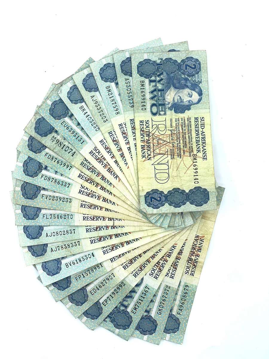 Set of x20 South African Circ G. de Kock R2 Banknotes