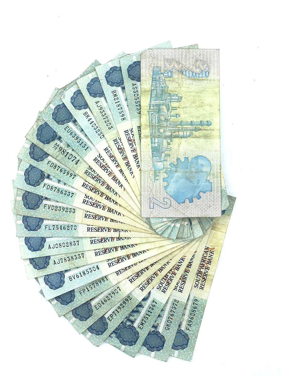 Set of x20 South African Circ G. de Kock R2 Banknotes