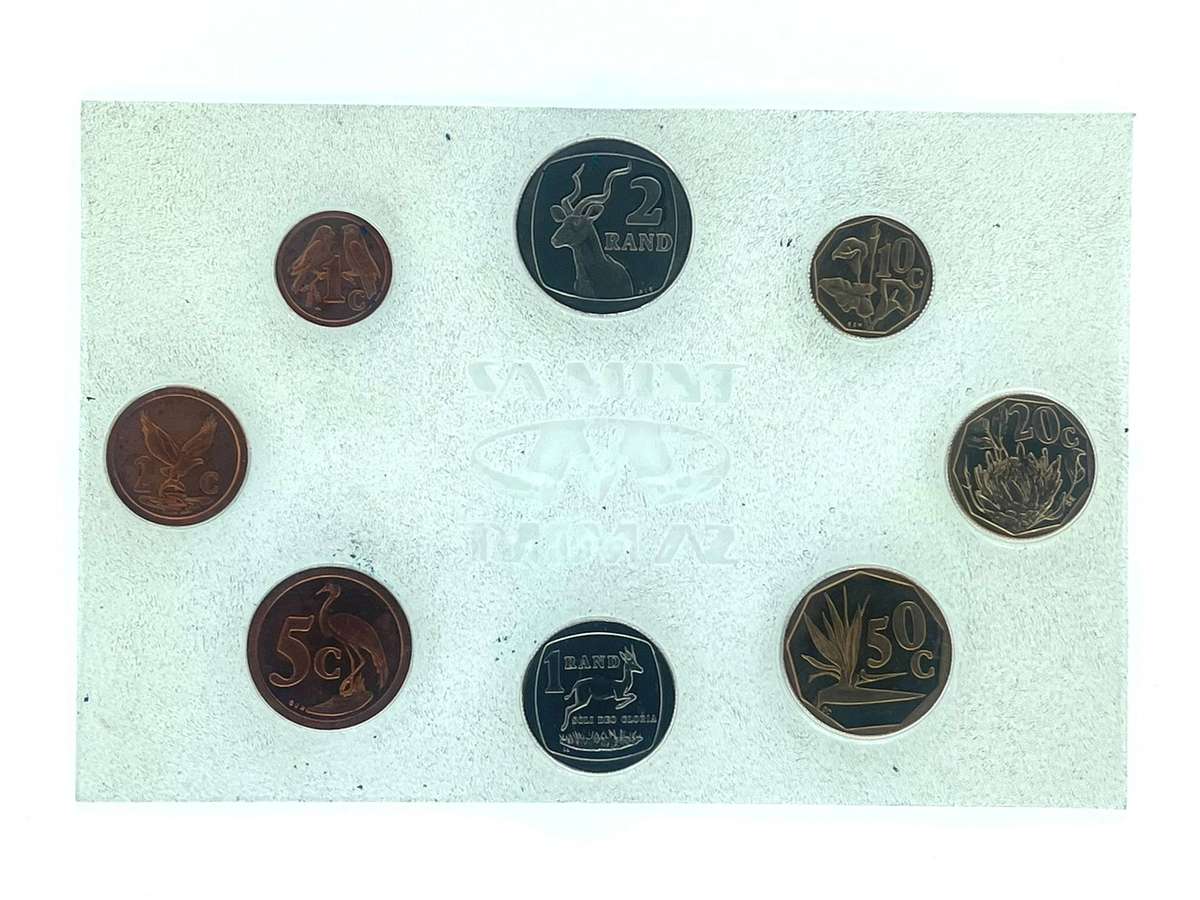 1993 South Africa (UNC) Uncirculated Mint Pack Set * **Mintage ONLY 10,902**